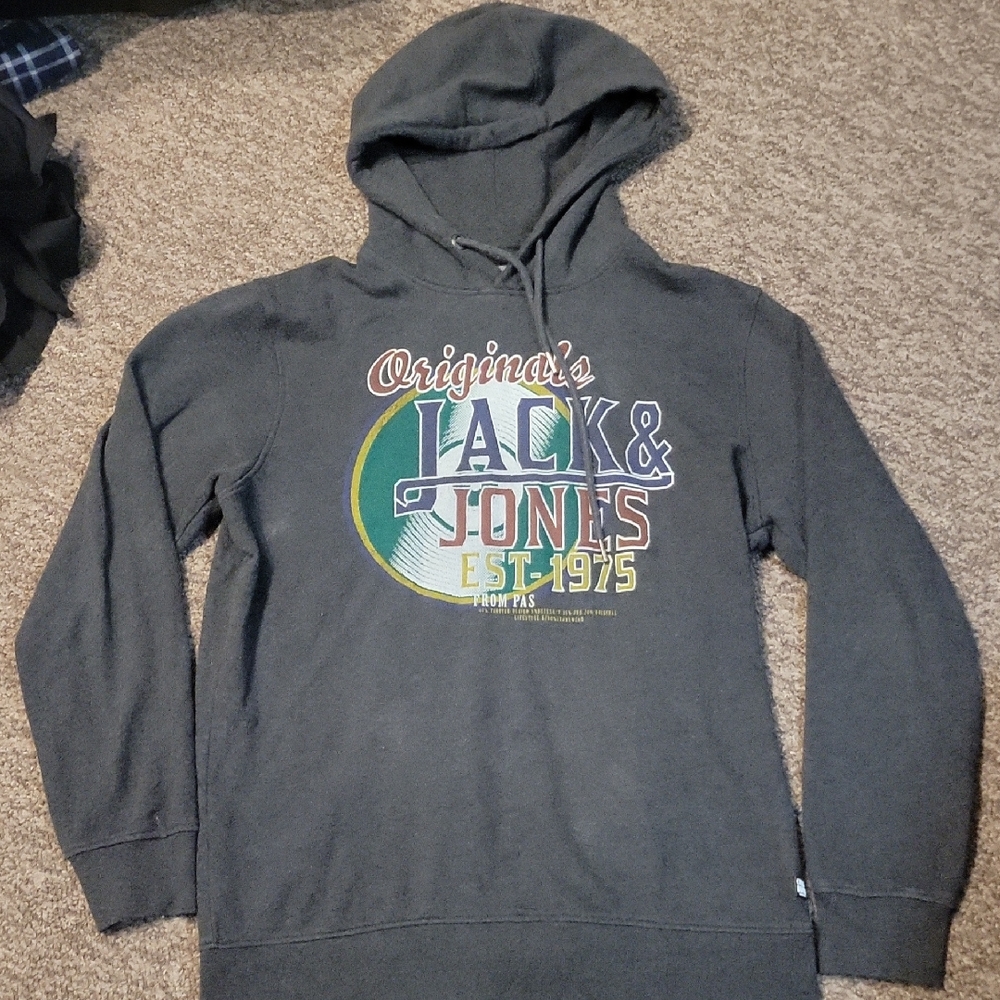 Jack & Jones Gray Sweatshirt Casual Comfort